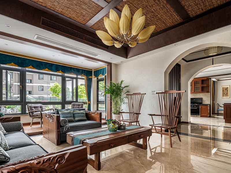 美式風格裝修怎么處理墻面比較好，怎樣讓空間線條更流程