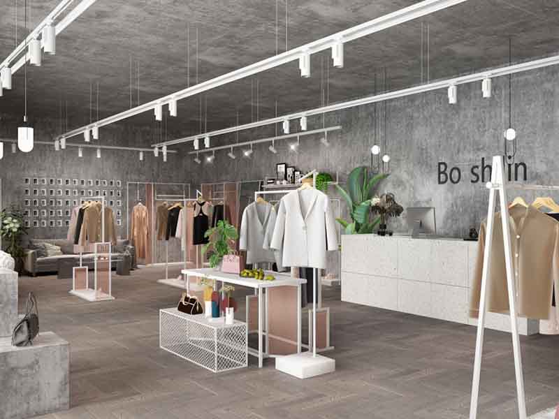一間極具吸引力的現(xiàn)代簡(jiǎn)歐服裝店裝修，怎么做