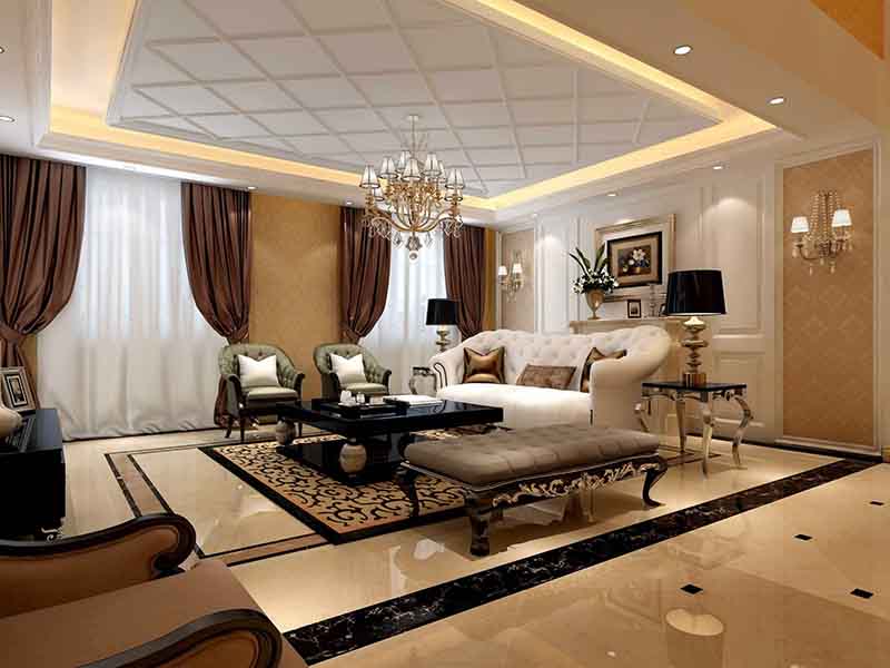 一個好看的簡歐風格客廳裝修，應該有哪些元素