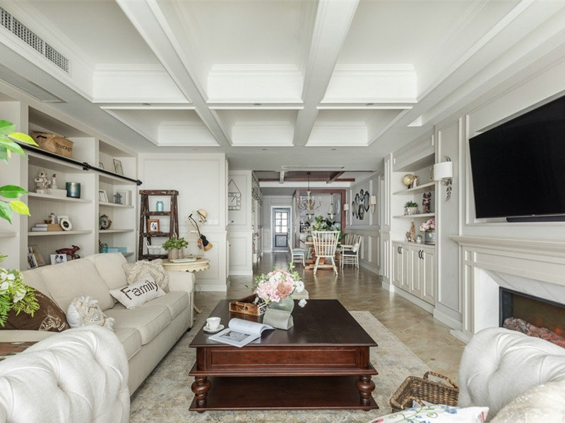 太原市萬柏林區客廳裝修壁紙效果圖