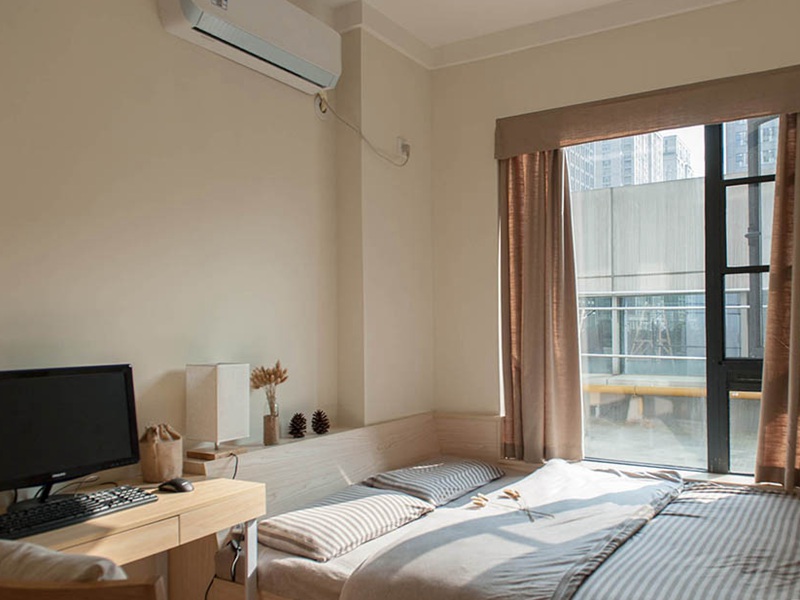 蘇州市金閶區臥室陽臺裝修效果圖