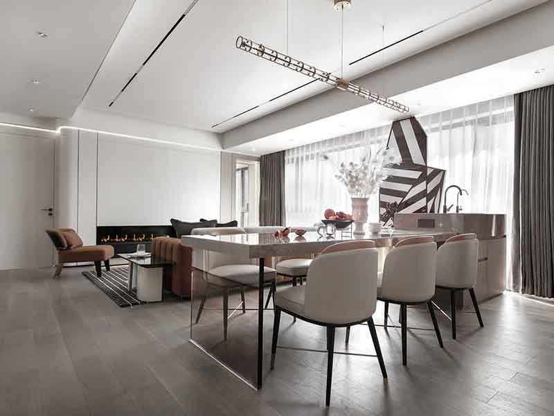 江門市江海區開放式廚房效果圖