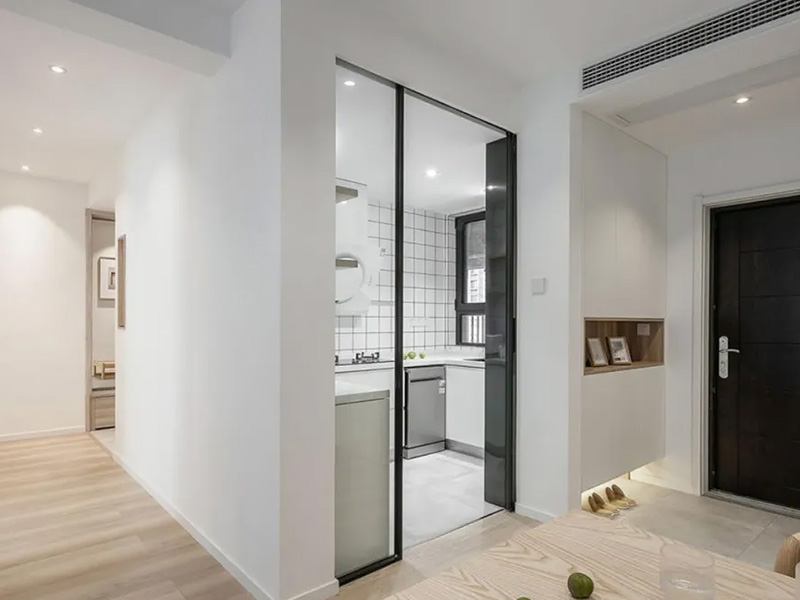 濮陽市清豐縣奶油風格裝修設計-玄關裝修