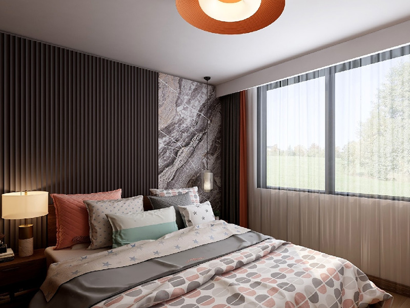 陽江市江城區(qū)新中式風格裝修設計-臥室裝修