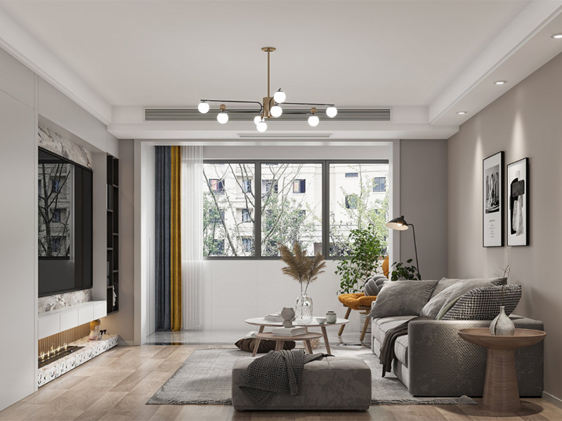 常德市漢壽縣現代簡約風格裝修設計-客廳設計